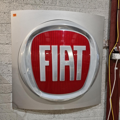 117 - Large Fiat Advertising Sign