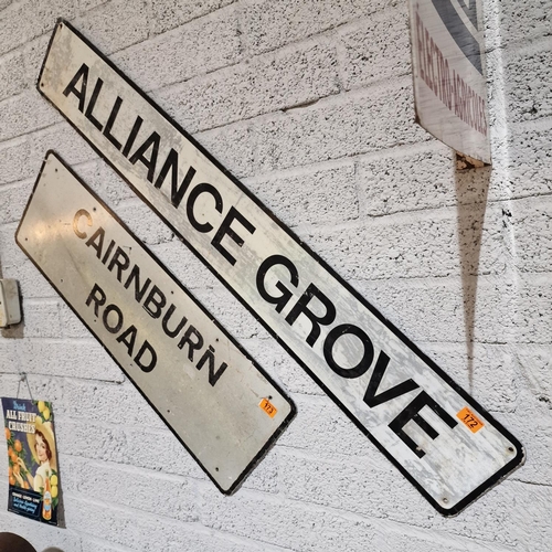 172 - Old Alliance Grove Road Sign