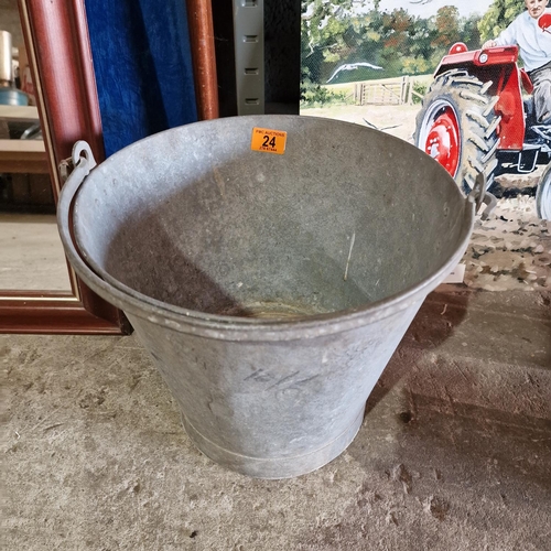 24 - Galvanised Bucket
