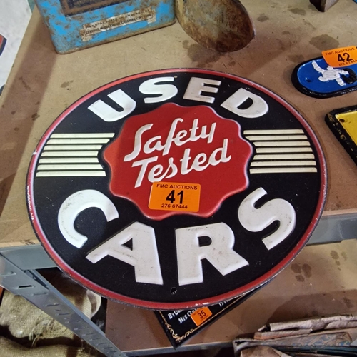 41 - Used Cars Sign