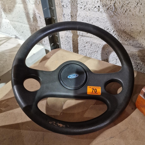70 - MKII Ford Escort Steering Wheel