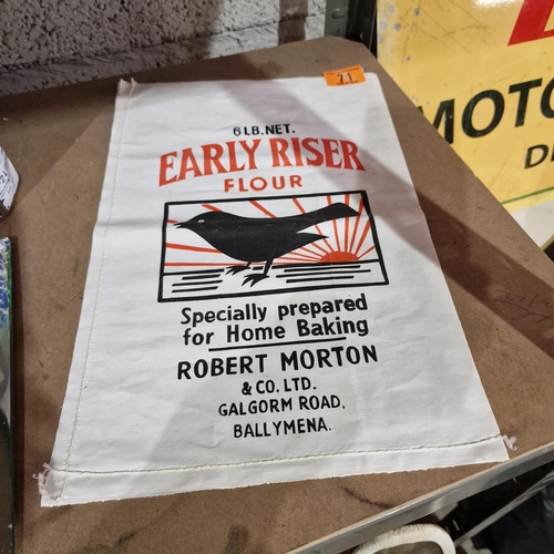 71 - Early Riser Flour Bag