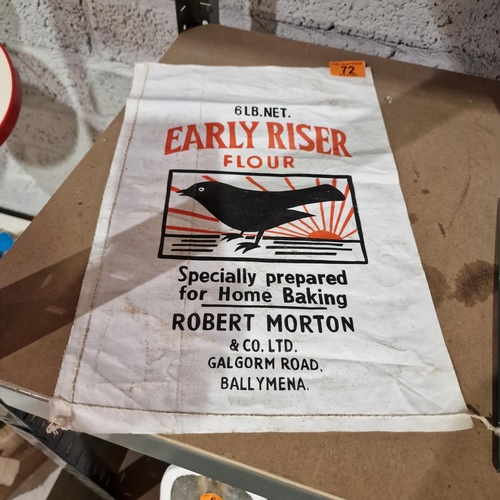 72 - Early Riser Flour Bag