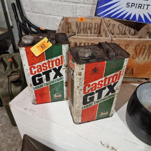 83 - 2x Castrol GTX Drums