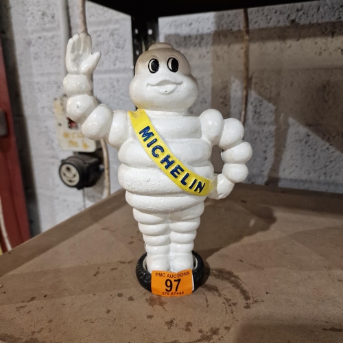 97 - Heavy Cast Michelin Man On Tyre