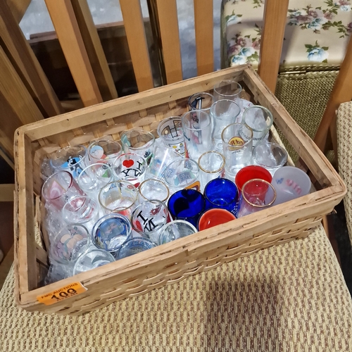 109 - Box Lot Of Shot Glasses