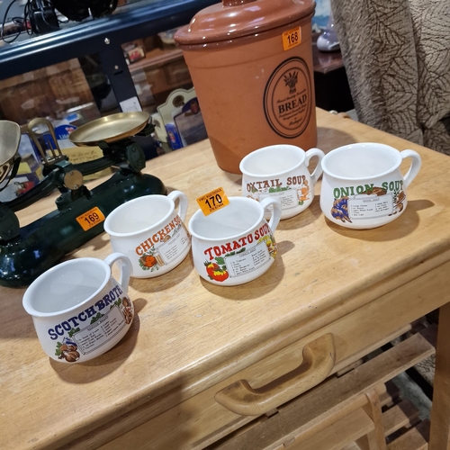 170 - Lot Of Soup Mugs