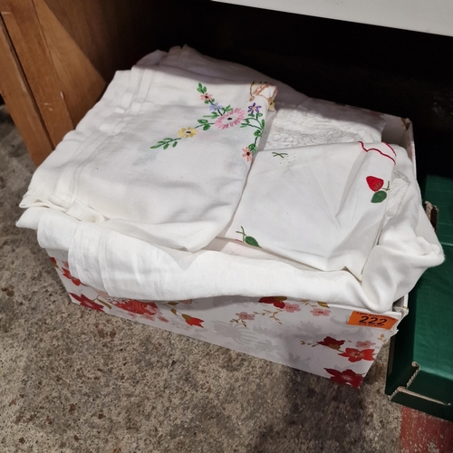 222 - Box of Linens