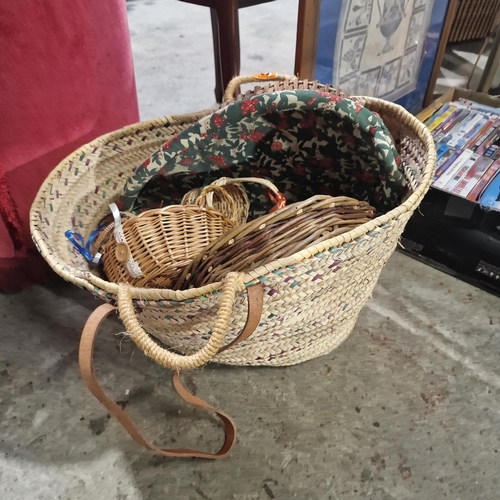 23 - Lot Of Large & Small Baskets