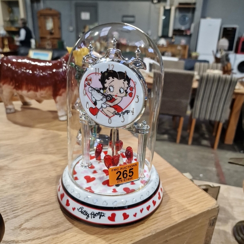 265 - Betty Boop Dome Clock PWO