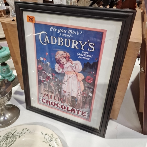 295 - Cadburys Cocoa Advertising Sign