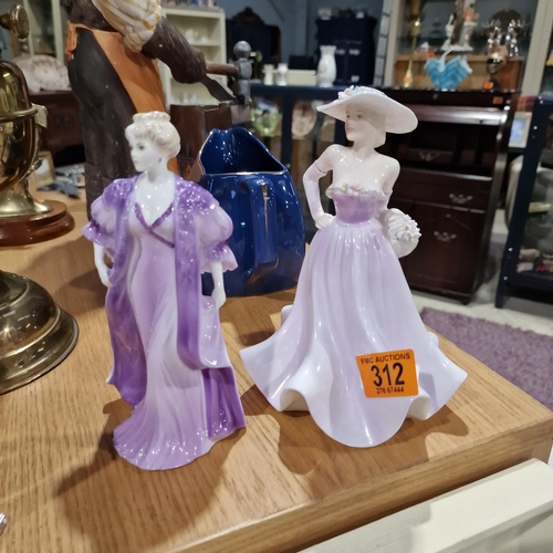 312 - Coalport Figurines 'Demetria & Chloe'