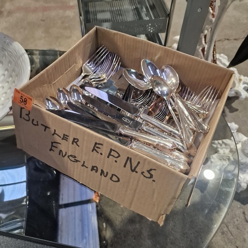 58 - Lot Of Butler EPNS Cutlery