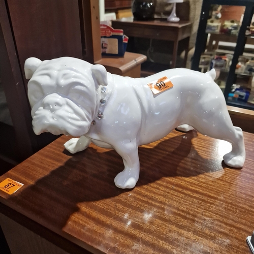 90 - Large Bull Dog Ornament