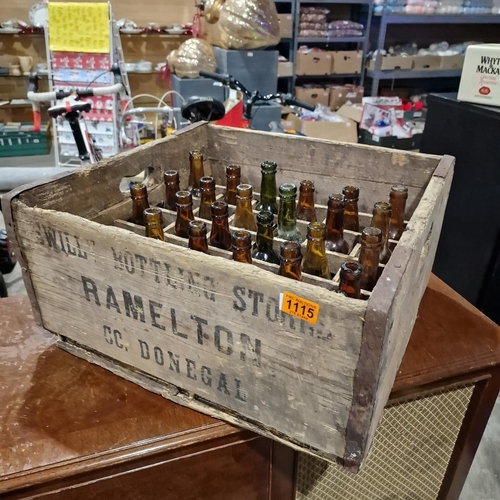 1115 - Swilly Bottling Tamelton Donegal Crate With Guinness Bottles