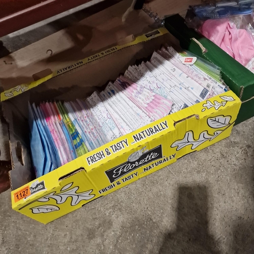 1127 - Assorted Box Lot Of Wrapping Paper