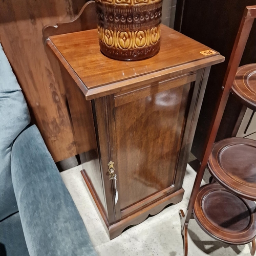 1334 - Georgian Mahogany Bedside Cupboard