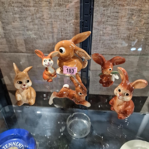 183 - A Lot Of West German Goebel Rabbits