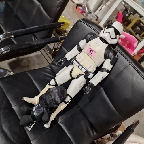 51 - Star Wars Storm Trooper & Darth Vader