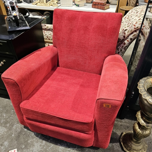 106 - Red Arm Chair