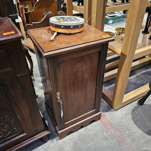 114 - Georgian Mahogany Bedside Cupboard