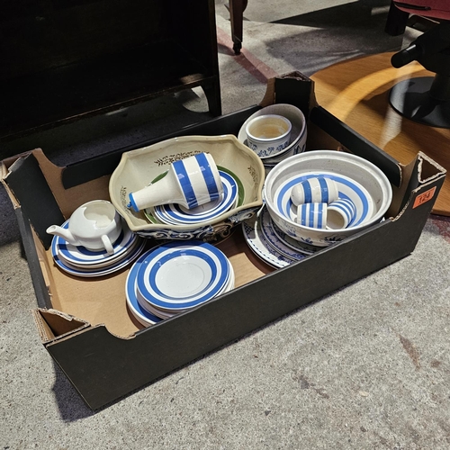 124 - Box Lot Inc Cornish Ware & Others