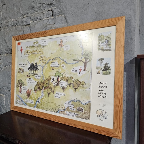 130 - Pooh Bear 100 Acre Wood Map