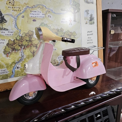 131 - Miniature Childs Toy Moped