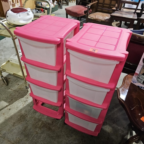 18 - 2 Sets Of Drawers