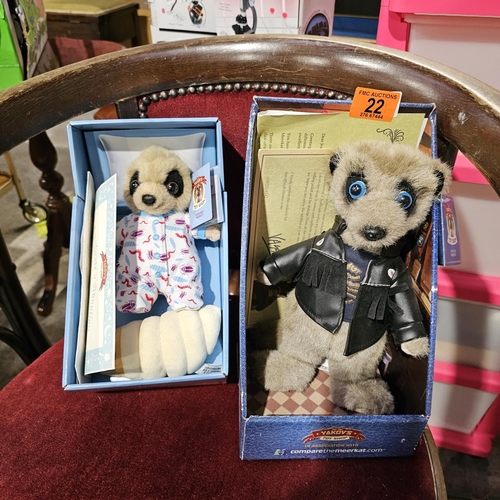 22 - 2 Meerkat Figures