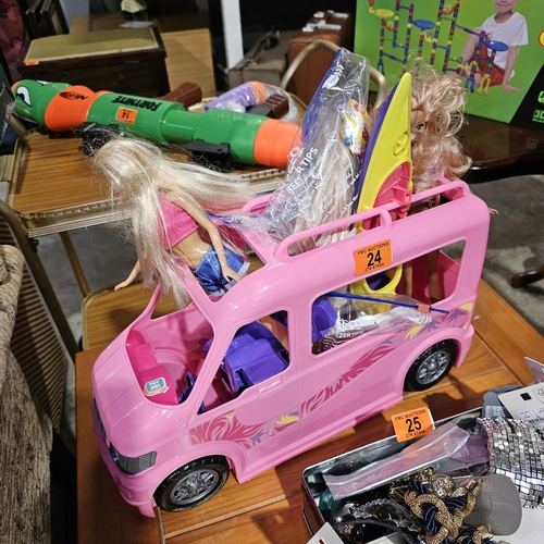 24 - Dolls, Campervan & Accessories