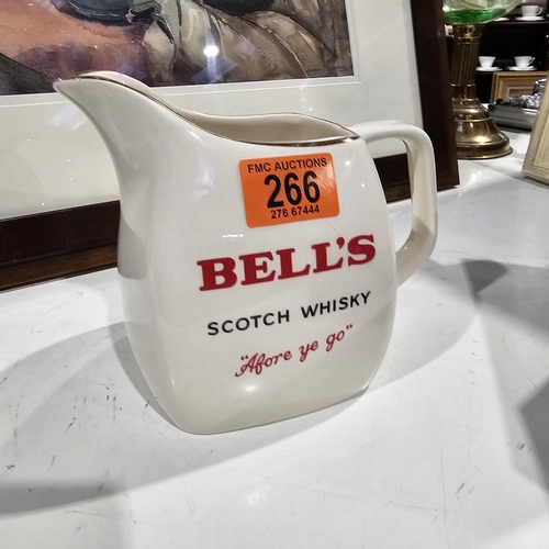 266 - Bells Scotch Whiskey Water Jug