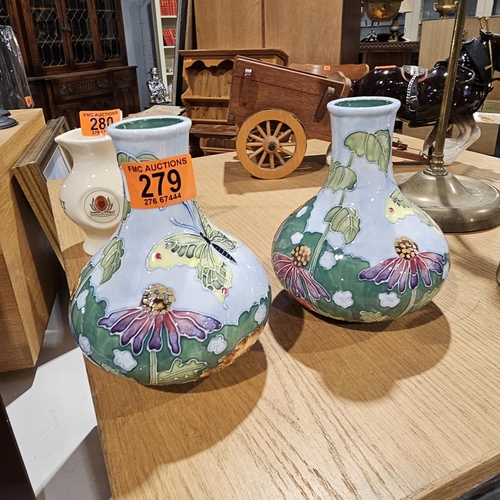 279 - Pair Of Benaya Vases