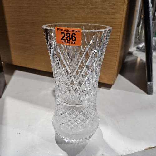 286 - Tyrone Crystal Vase