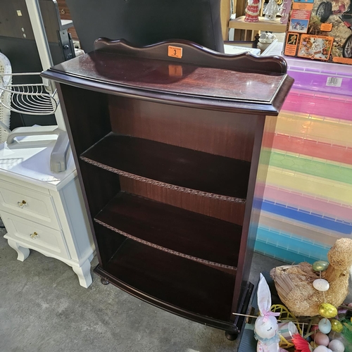 3 - Mahogany Book Shelf