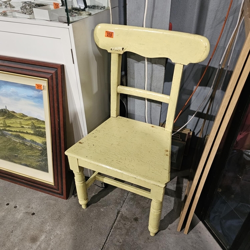 310 - 19th Century Painted Pine Chair