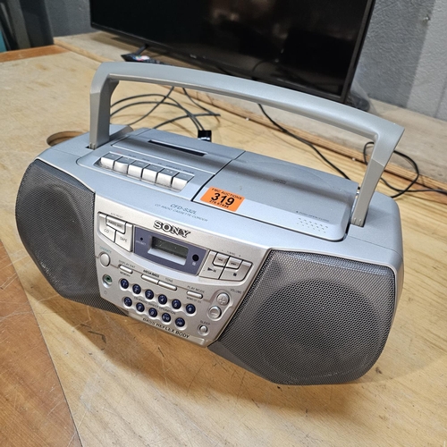 319 - Sony CD, Tape Radio Player