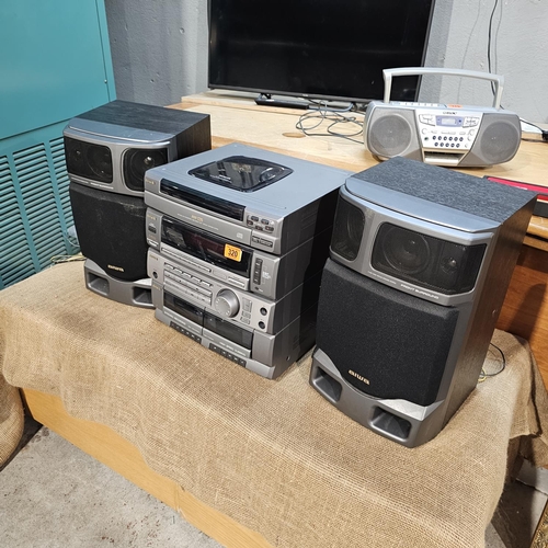 320 - Aiwa Stereo System Inc CD, Tape Deck, Radio etc