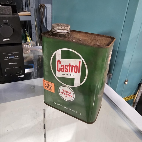 322 - Castrol Gear Oil Can