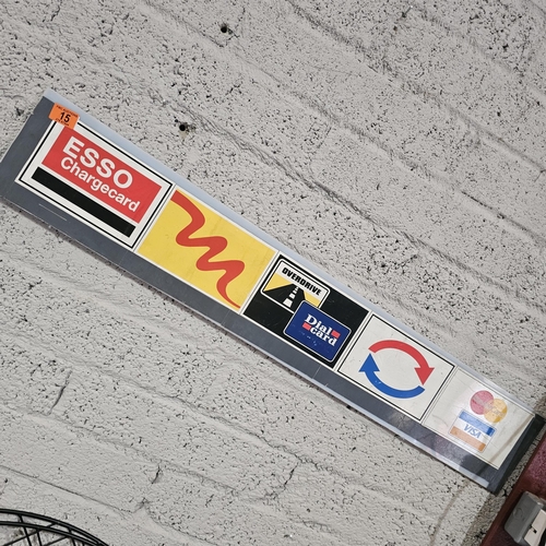 15 - Esso, Visa etc Sign