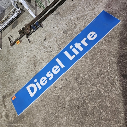 16 - Diesel Litre Sign