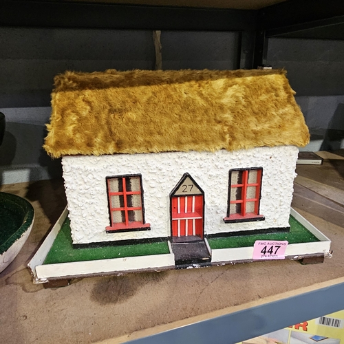 447 - Small Cottage Ornament With Storage