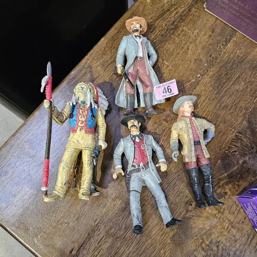 46 - Vintage Comansi Wild West Figures