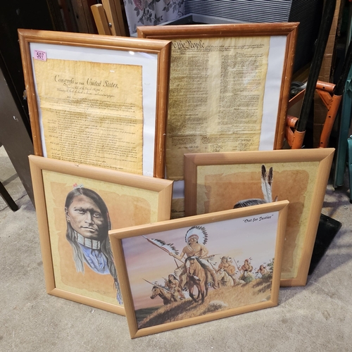 507 - 5 Native American Scripts & Pictures