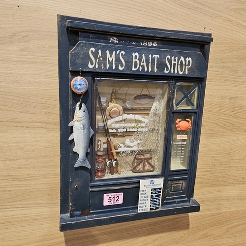 512 - Sams Bait Shop 3D Wall Art