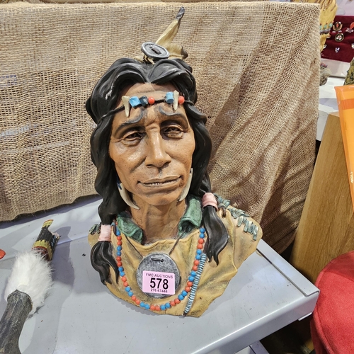 578 - Indian Head Figure