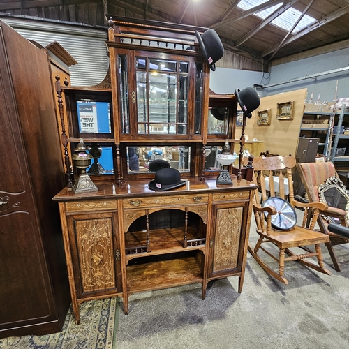 722 - Victorian Inlaid Sideboard