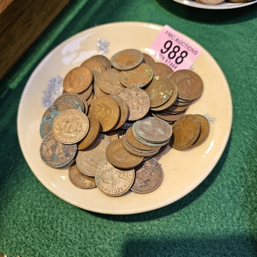 988 - Assorted Lot Of Half Pennies