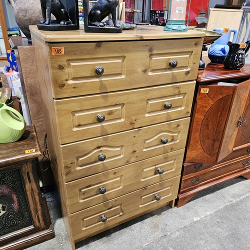 108 - 5 Drawer Chest