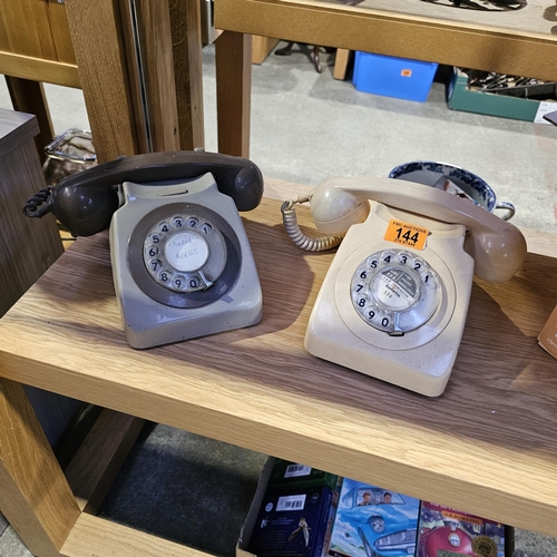 144 - 2 Old Telephones